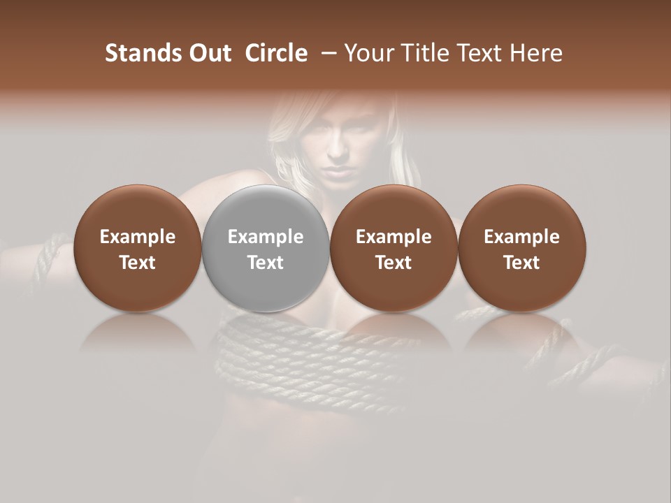 Concept Imprisoned Bondage PowerPoint Template