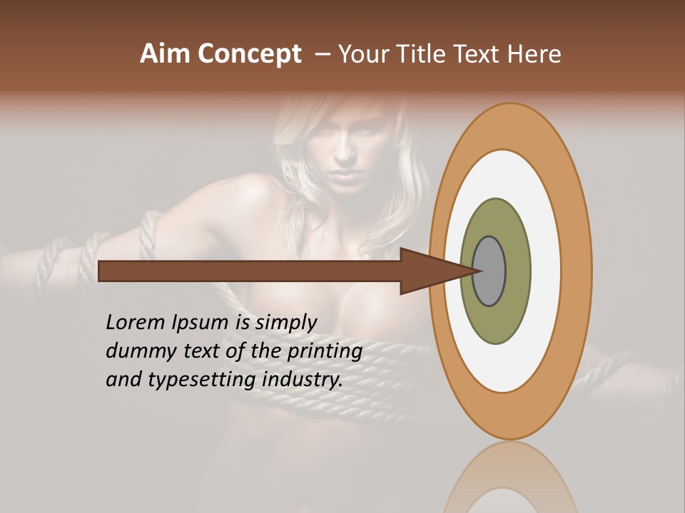 Concept Imprisoned Bondage PowerPoint Template