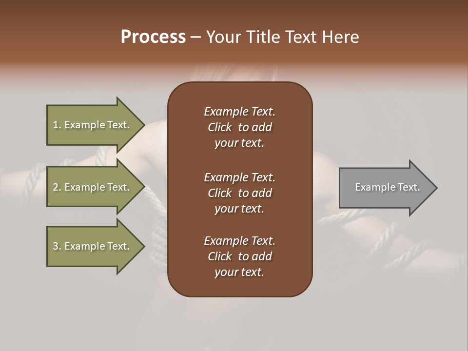 Concept Imprisoned Bondage PowerPoint Template