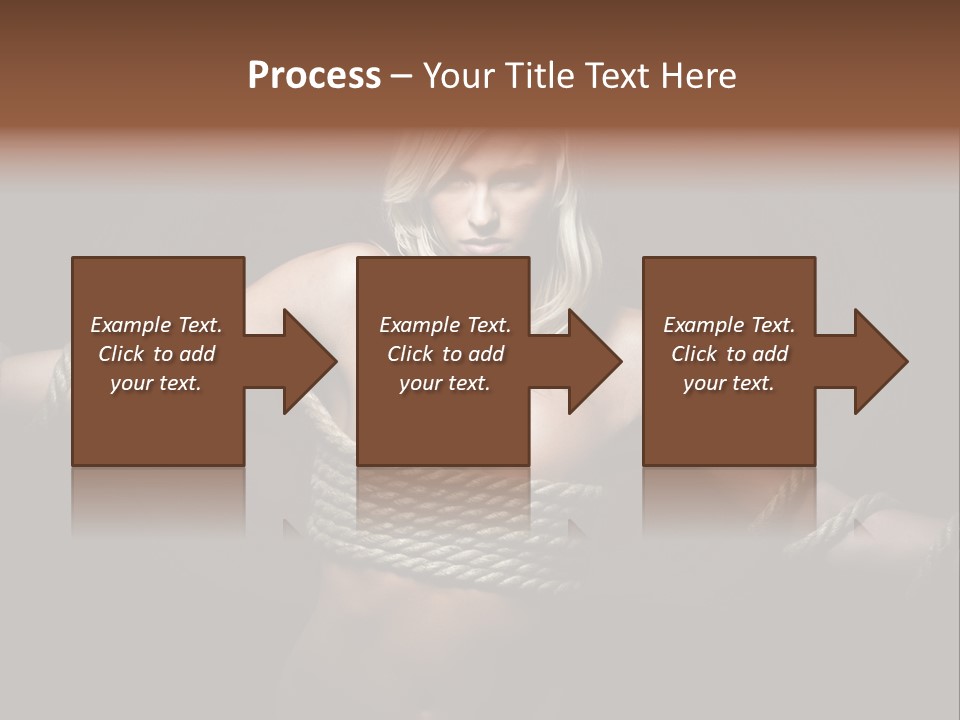 Concept Imprisoned Bondage PowerPoint Template