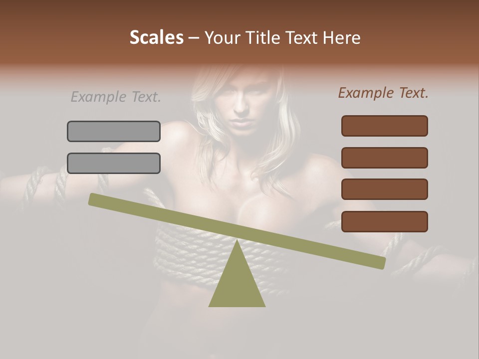 Concept Imprisoned Bondage PowerPoint Template