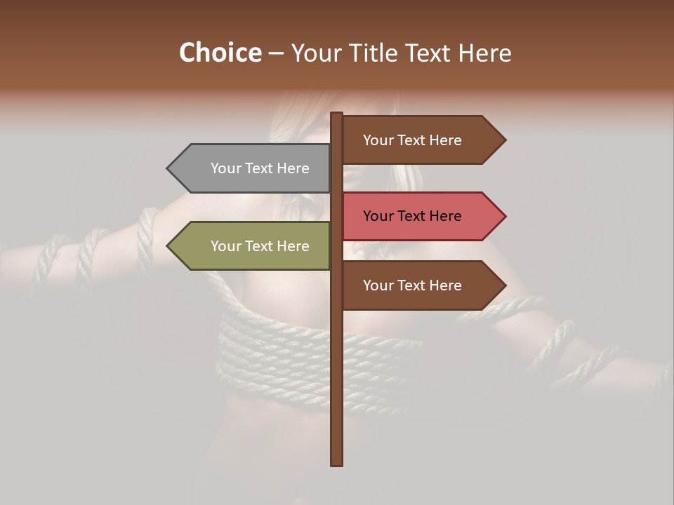 Concept Imprisoned Bondage PowerPoint Template