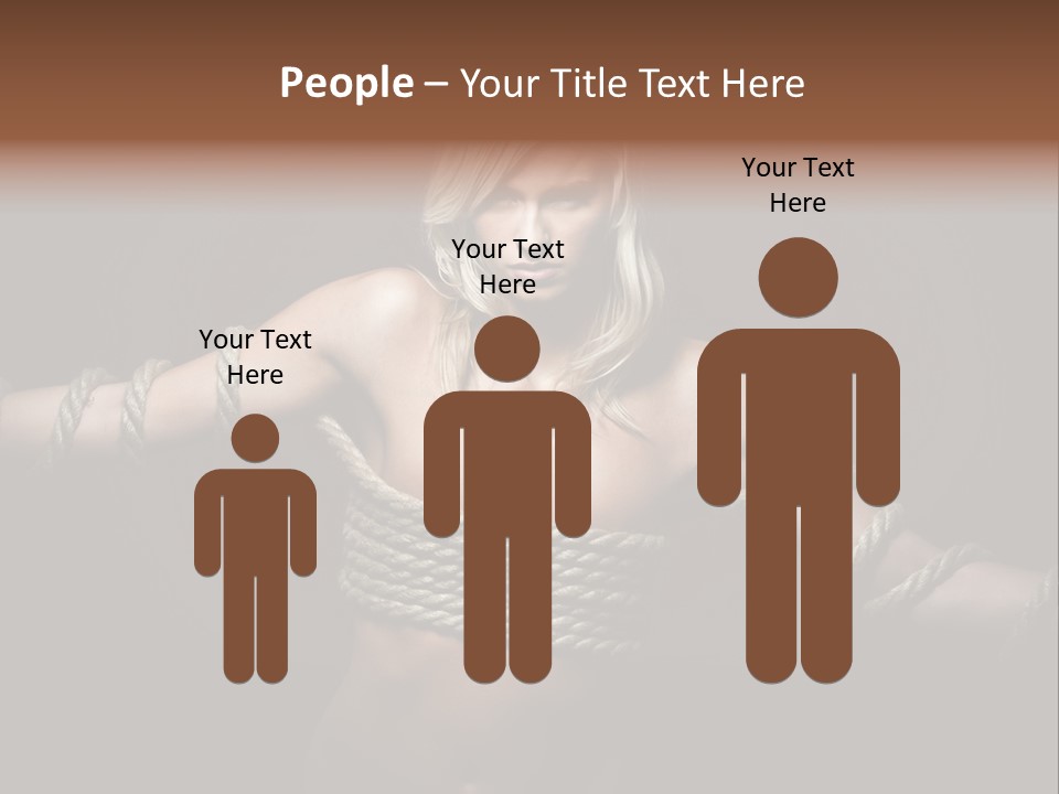 Concept Imprisoned Bondage PowerPoint Template