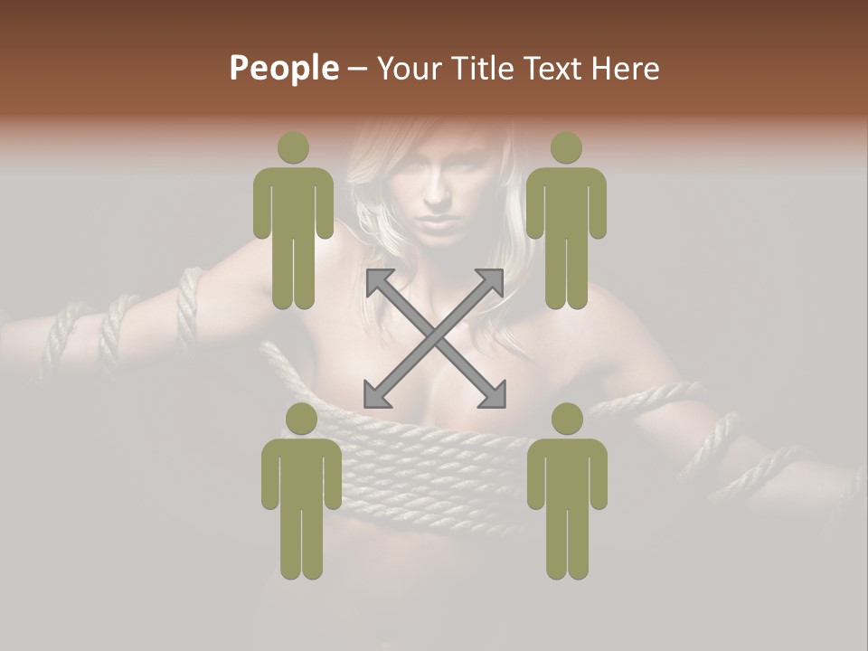 Concept Imprisoned Bondage PowerPoint Template