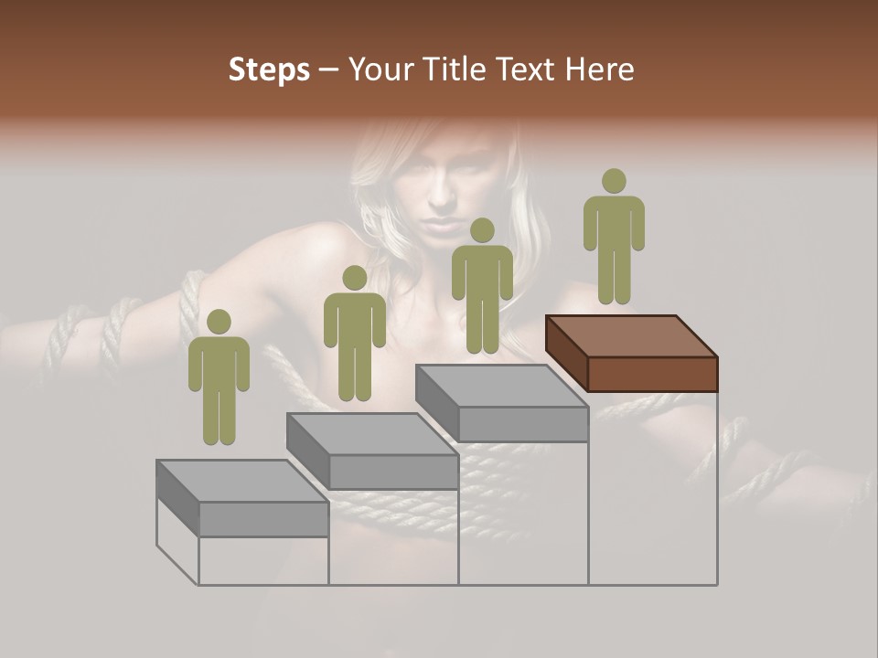 Concept Imprisoned Bondage PowerPoint Template