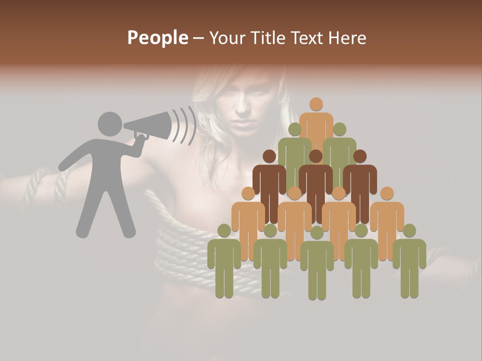 Concept Imprisoned Bondage PowerPoint Template