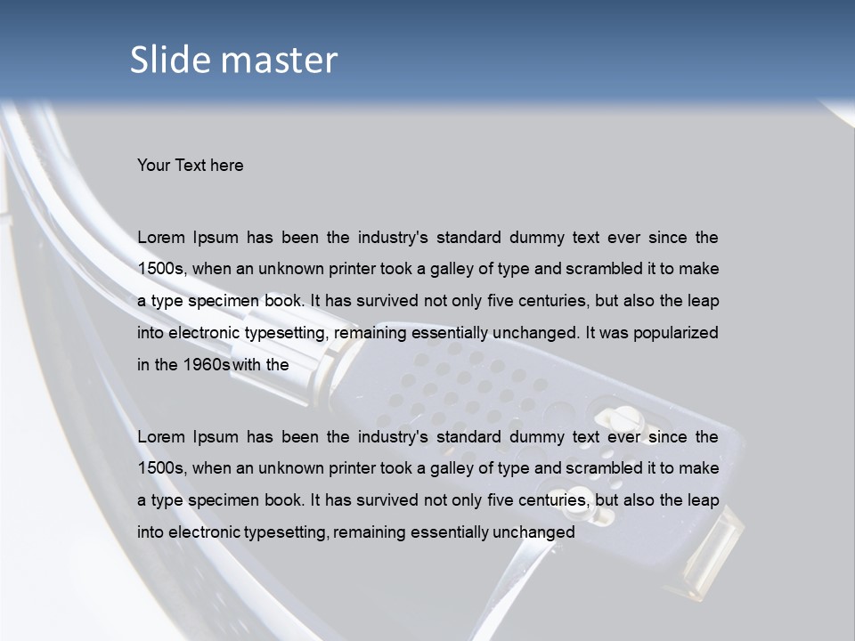 Monochromatic Classic Technology PowerPoint Template