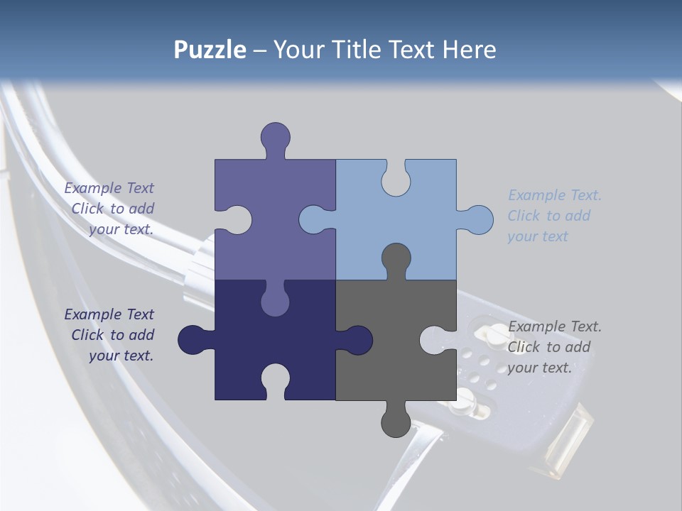 Monochromatic Classic Technology PowerPoint Template