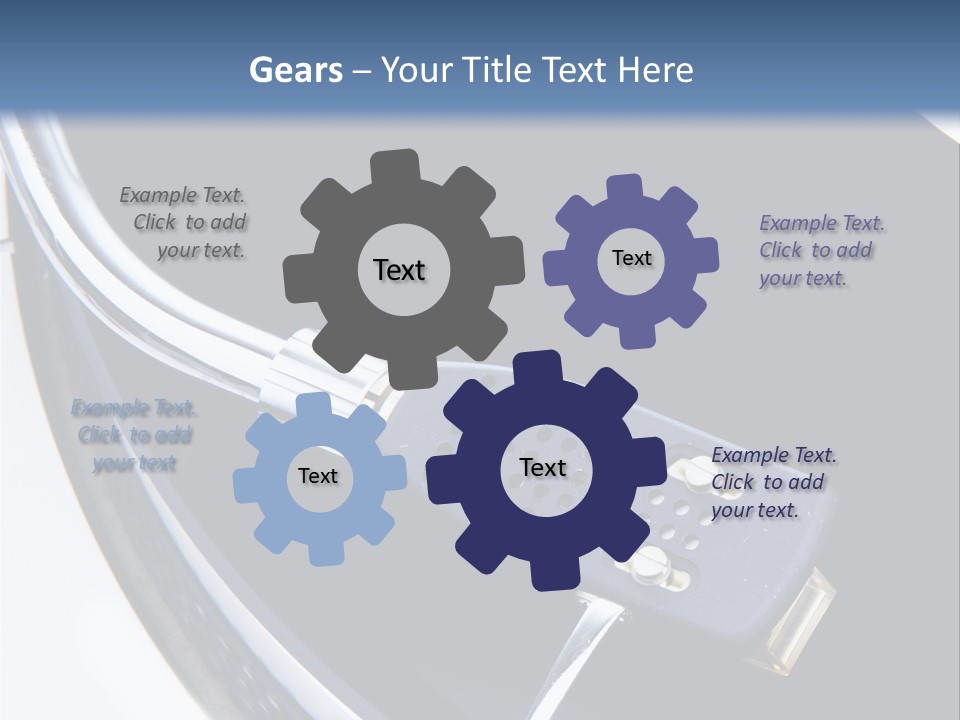 Monochromatic Classic Technology PowerPoint Template