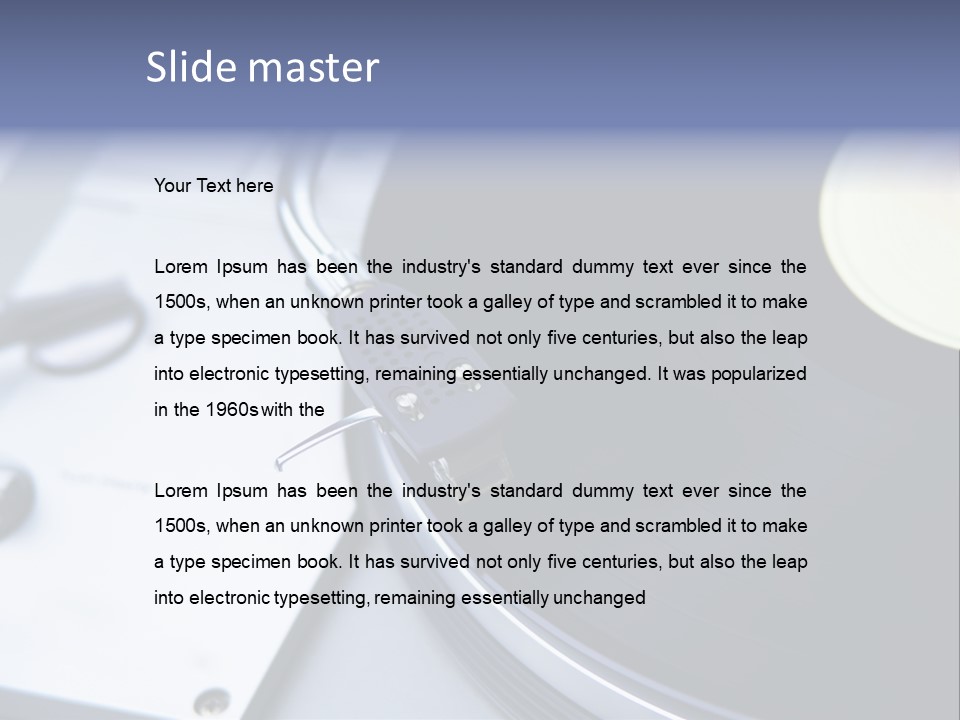 Background Monochromatic Disk PowerPoint Template