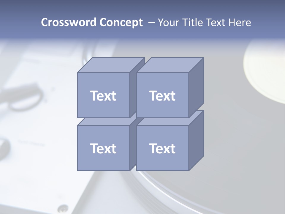 Background Monochromatic Disk PowerPoint Template
