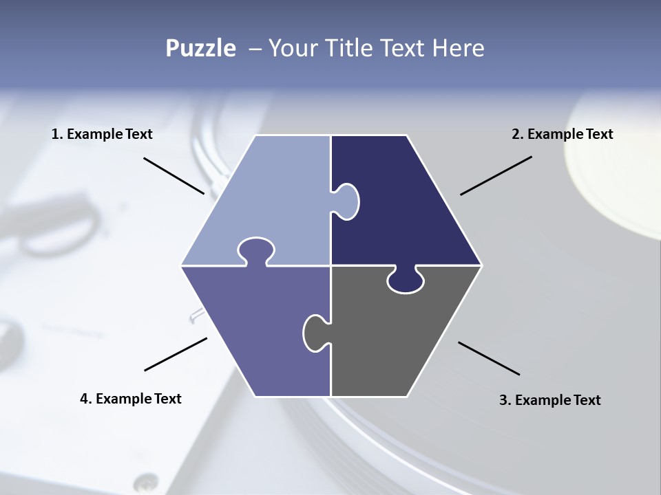 Background Monochromatic Disk PowerPoint Template