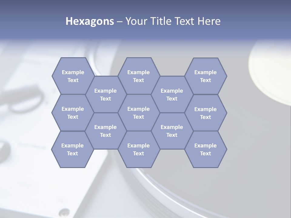 Background Monochromatic Disk PowerPoint Template