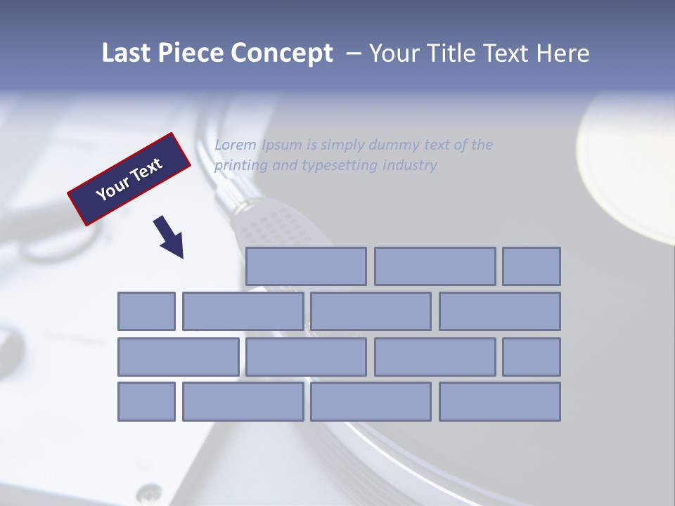 Background Monochromatic Disk PowerPoint Template