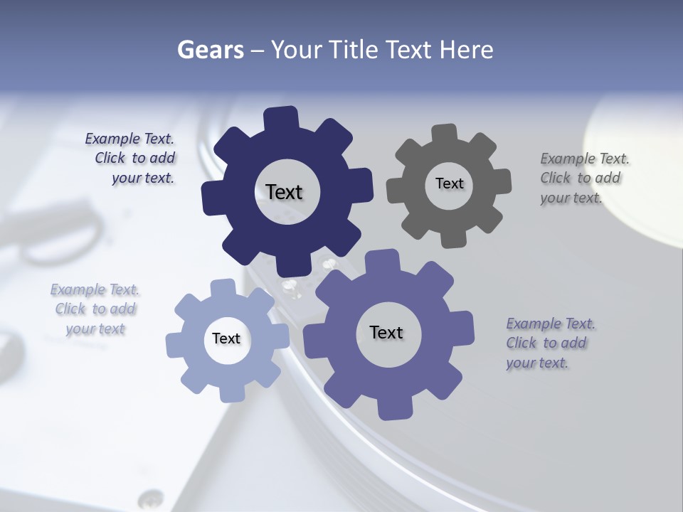 Background Monochromatic Disk PowerPoint Template