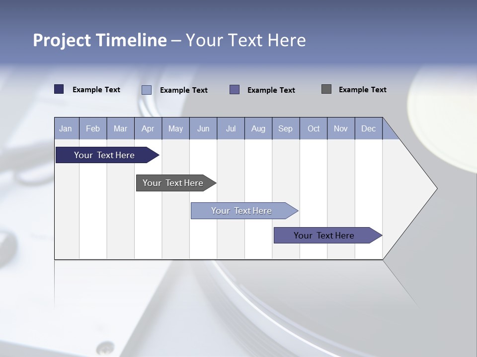 Background Monochromatic Disk PowerPoint Template
