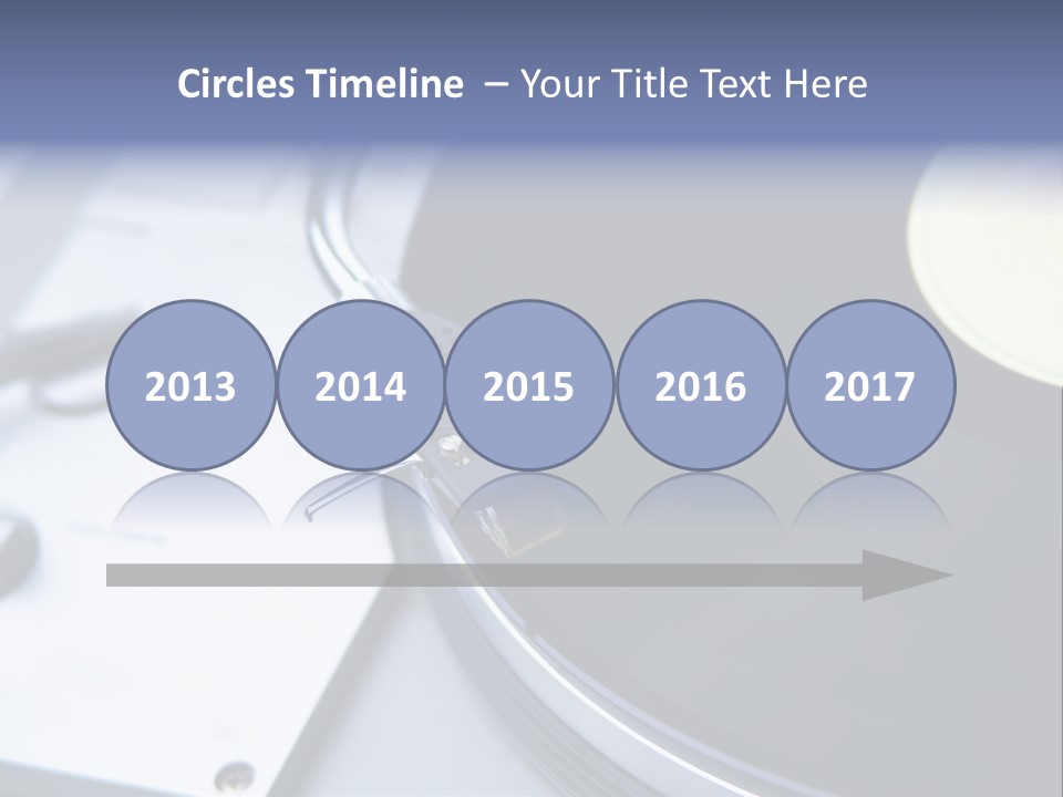 Background Monochromatic Disk PowerPoint Template