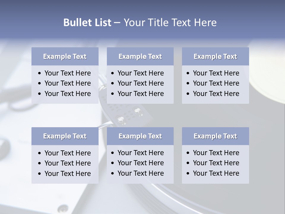 Background Monochromatic Disk PowerPoint Template