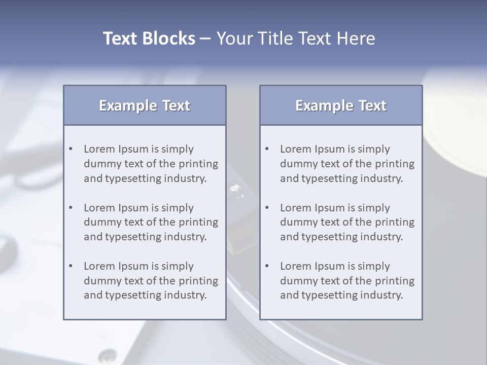 Background Monochromatic Disk PowerPoint Template