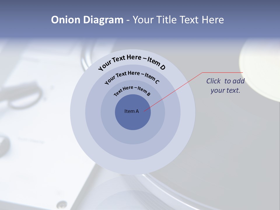 Background Monochromatic Disk PowerPoint Template