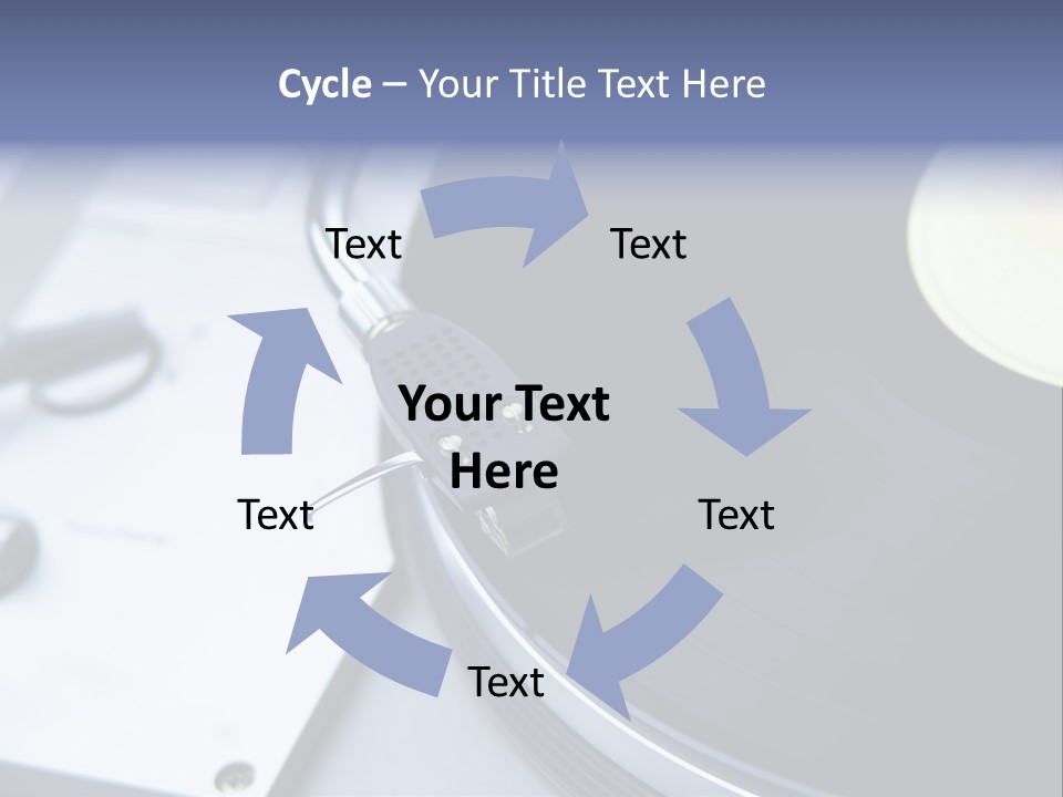 Background Monochromatic Disk PowerPoint Template