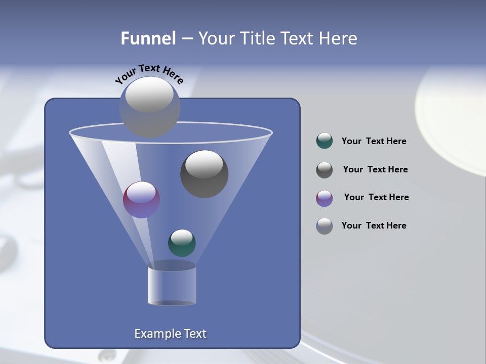 Background Monochromatic Disk PowerPoint Template