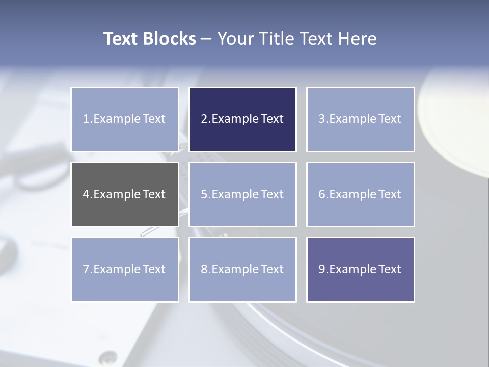 Background Monochromatic Disk PowerPoint Template