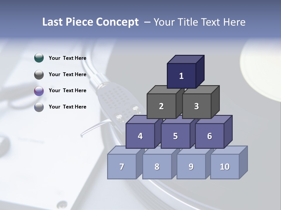 Background Monochromatic Disk PowerPoint Template