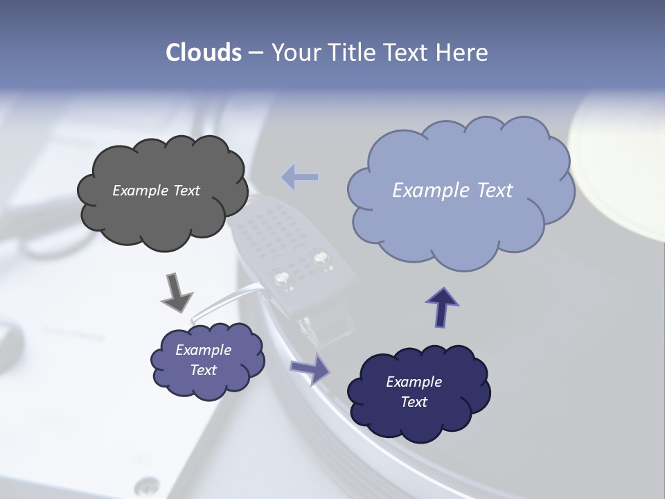 Background Monochromatic Disk PowerPoint Template