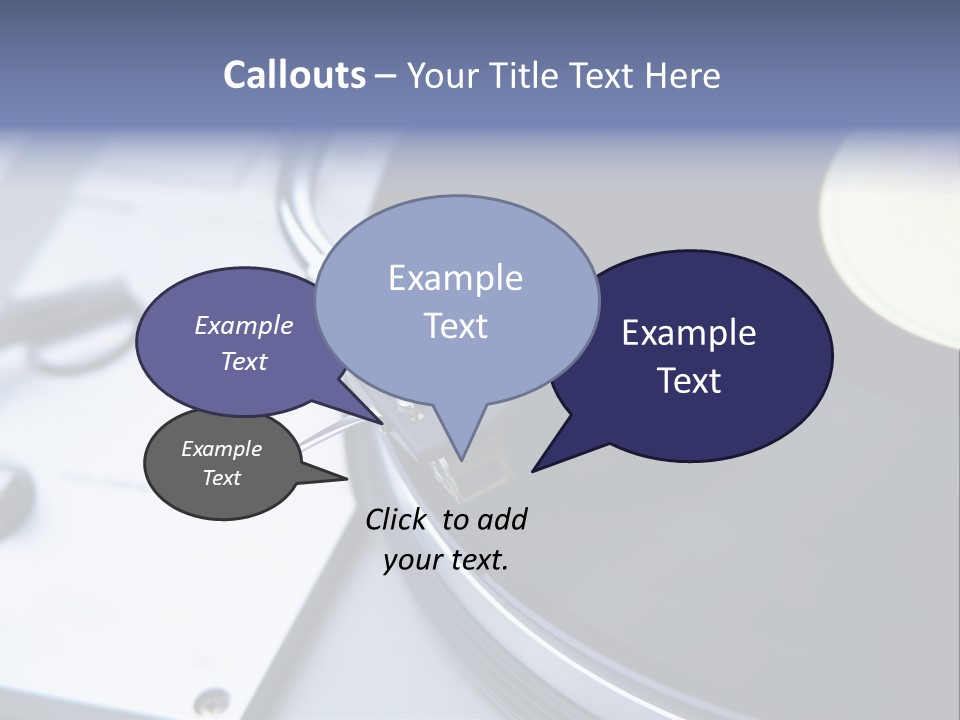 Background Monochromatic Disk PowerPoint Template