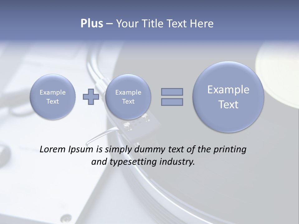 Background Monochromatic Disk PowerPoint Template