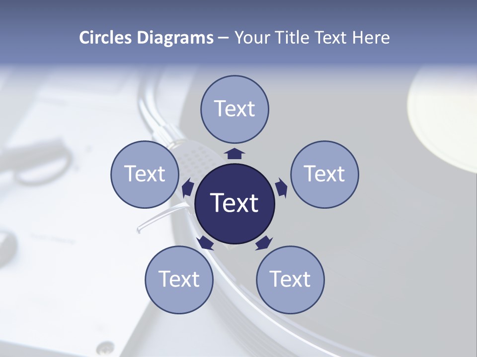 Background Monochromatic Disk PowerPoint Template