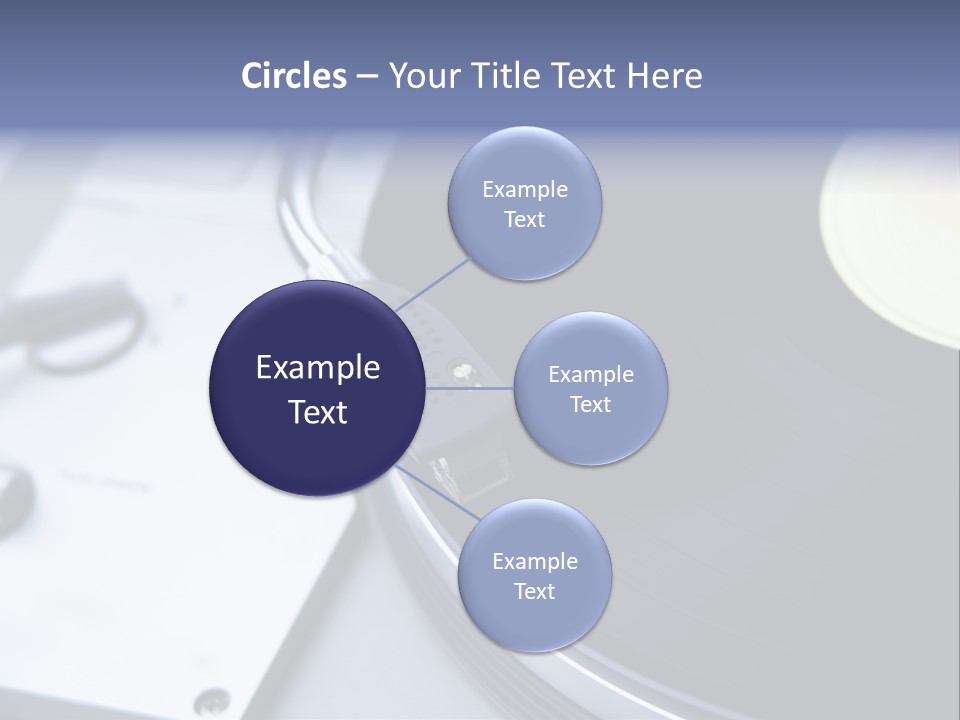 Background Monochromatic Disk PowerPoint Template