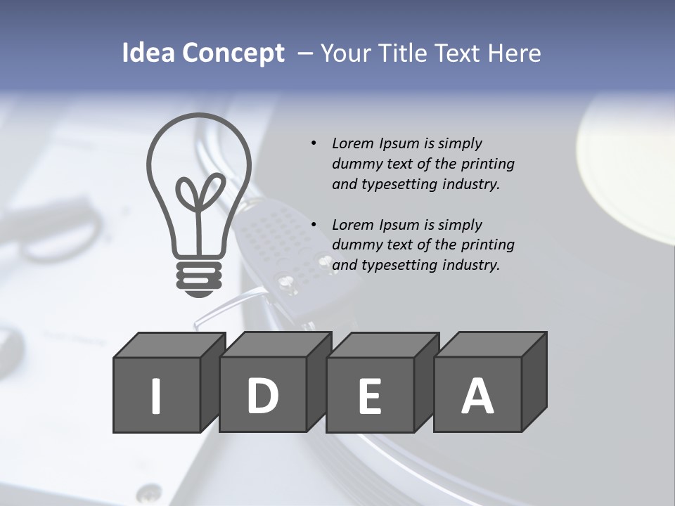 Background Monochromatic Disk PowerPoint Template