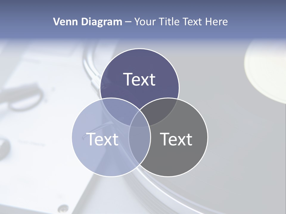Background Monochromatic Disk PowerPoint Template