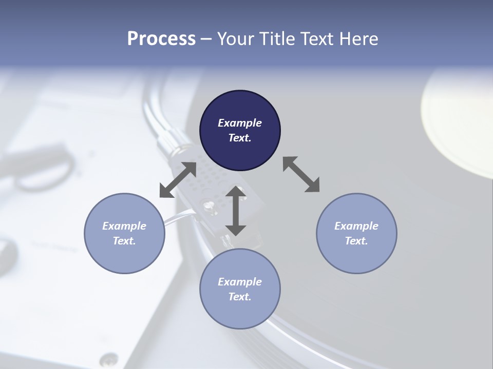 Background Monochromatic Disk PowerPoint Template