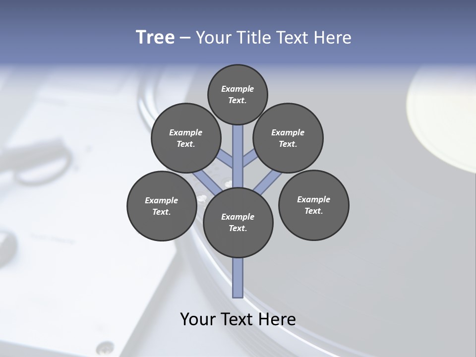Background Monochromatic Disk PowerPoint Template