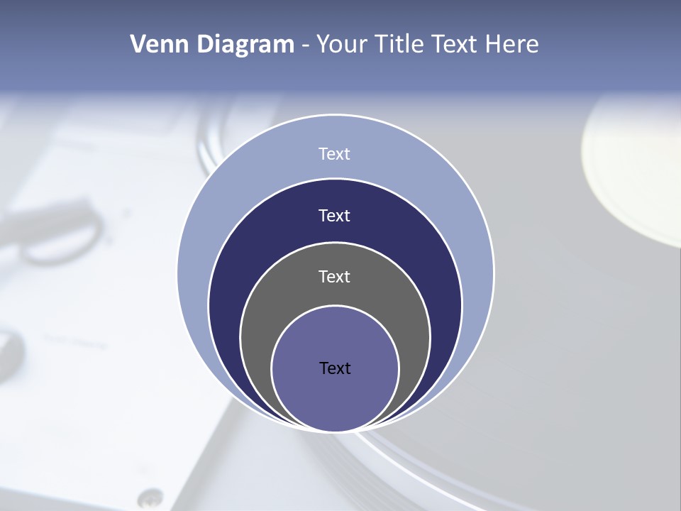 Background Monochromatic Disk PowerPoint Template