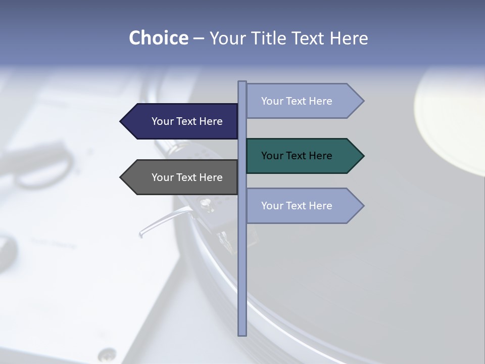 Background Monochromatic Disk PowerPoint Template