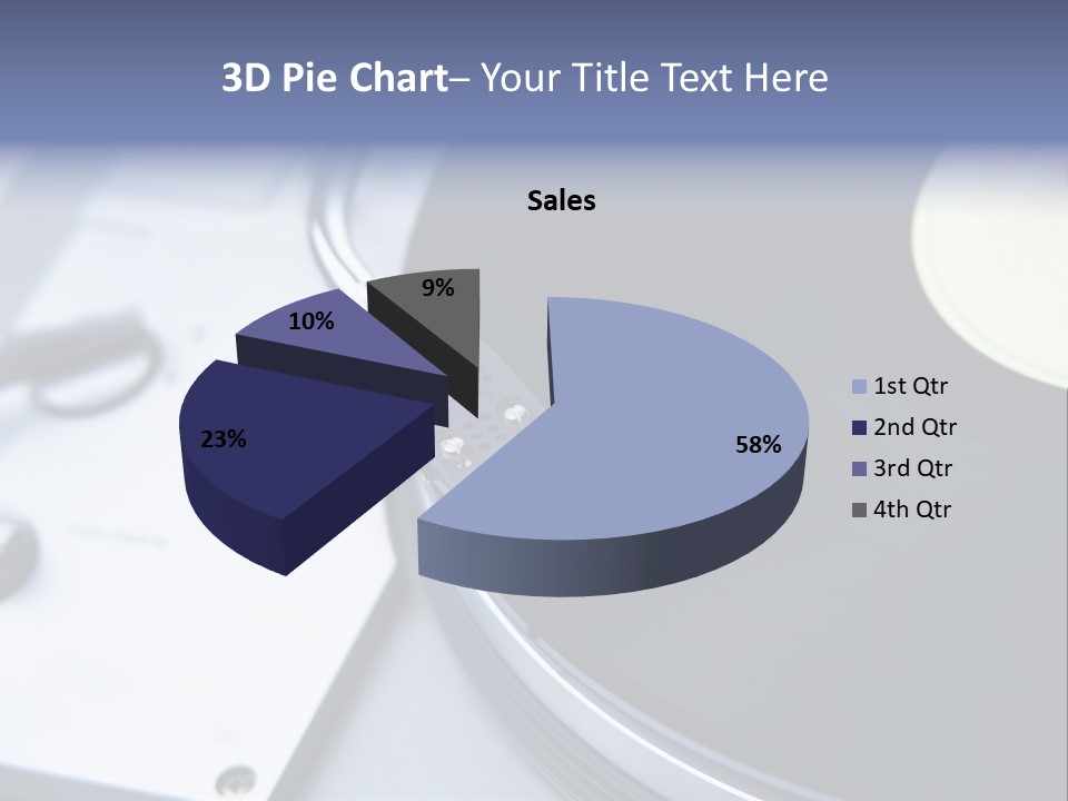 Background Monochromatic Disk PowerPoint Template