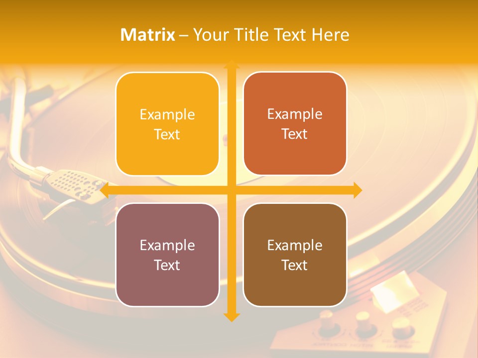 Disc Film Disk Music PowerPoint Template