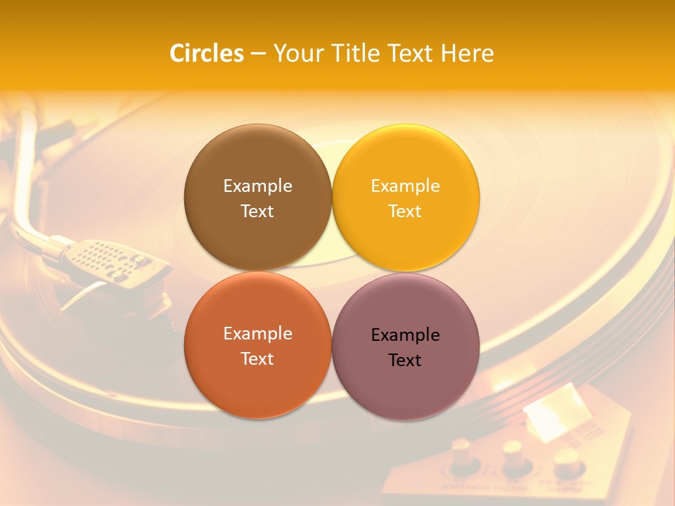 Disc Film Disk Music PowerPoint Template