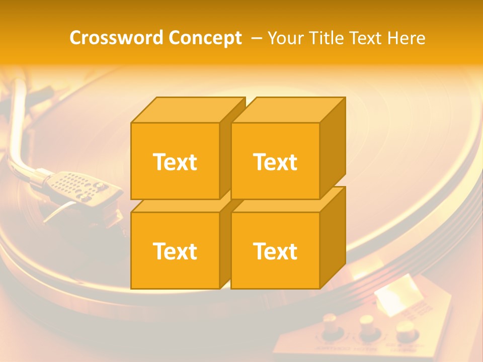 Disc Film Disk Music PowerPoint Template