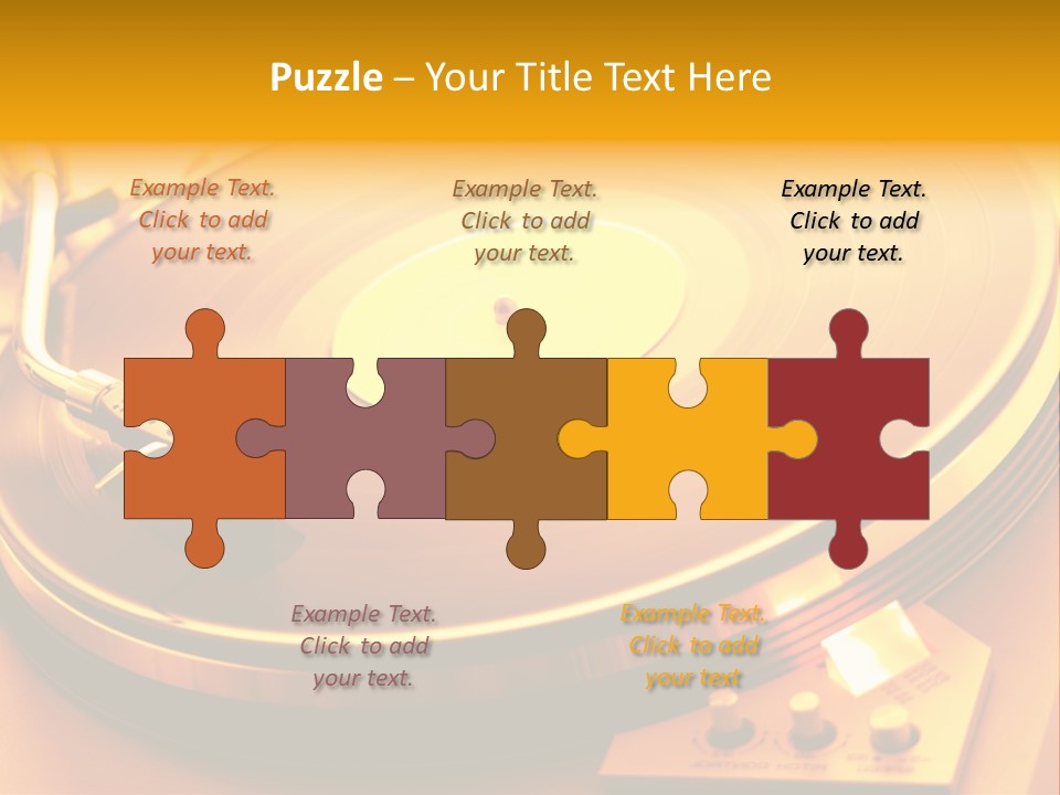 Disc Film Disk Music PowerPoint Template