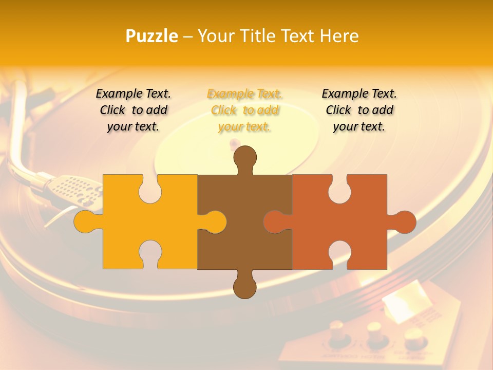 Disc Film Disk Music PowerPoint Template