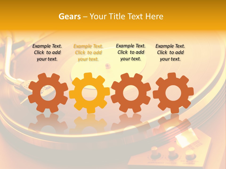 Disc Film Disk Music PowerPoint Template