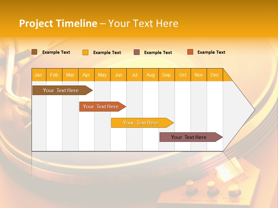 Disc Film Disk Music PowerPoint Template