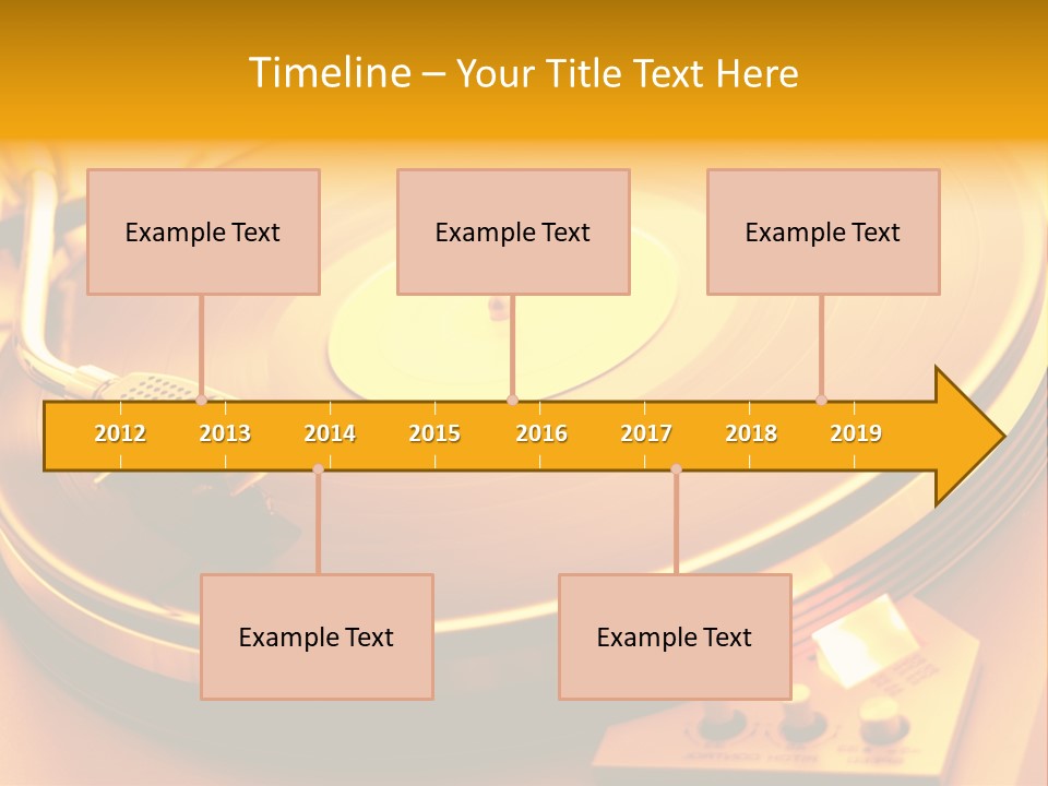 Disc Film Disk Music PowerPoint Template