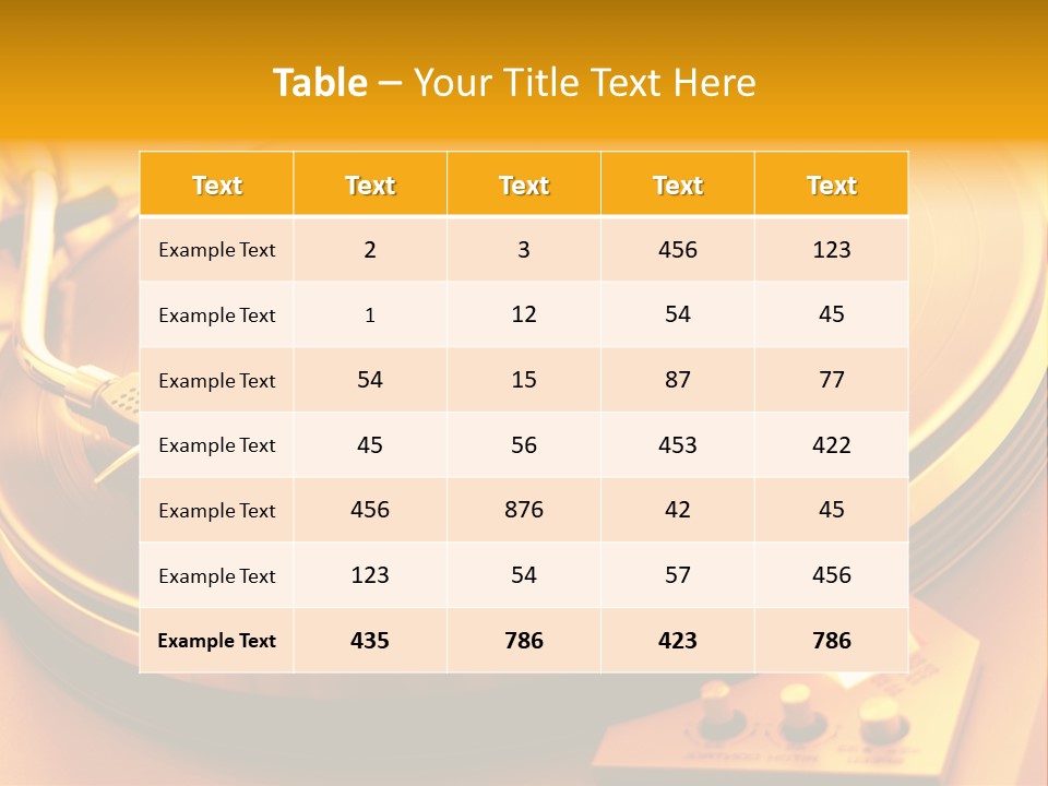 Disc Film Disk Music PowerPoint Template