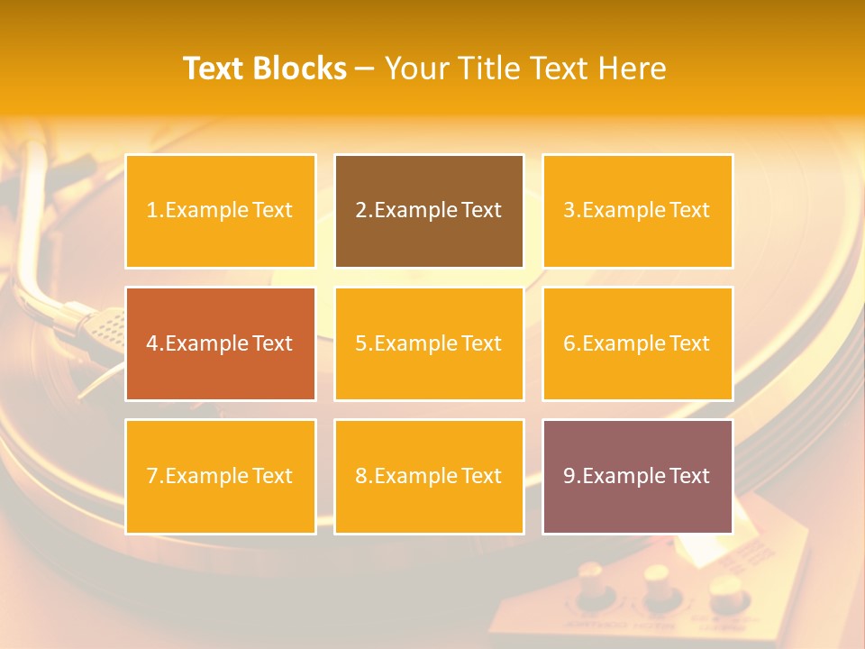 Disc Film Disk Music PowerPoint Template